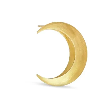 Jane Kønig Ørering Single til Dame udført i 925 Sterling Sølv, Guld i en flot Guld farve
