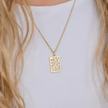 Schultz Halskæde til Dame udført i Cobber i en flot Guld farve