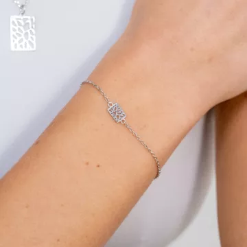 Schultz Armbånd til Dame udført i Cobber i en flot Sølv farve