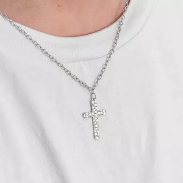 Schultz Halskæde til Dame udført i Cobber i en flot Sølv farve