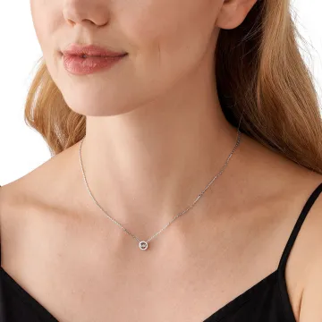 Michael Kors Halskæde til Dame udført i 925 Sterling Sølv i en flot Sølv farve