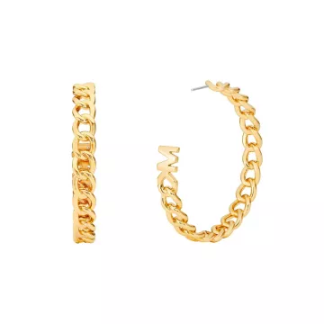 Michael Kors Øreringe til Dame udført i Messing i en flot Guld farve