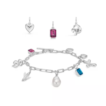 Mads Z Vedhæng til Dame udført i 925 Sterling Sølv i en flot Sølv farve