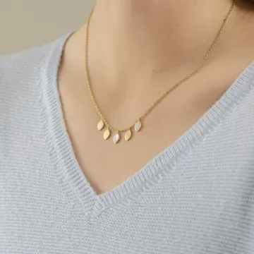 Pernille Corydon Halskæde til Dame udført i 925 Sterling Sølv i en flot Sølv farve