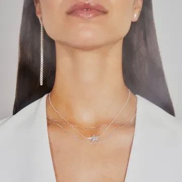 Jane Kønig Ørering Single til Dame udført i 925 Sterling Sølv, Guld i en flot Guld farve