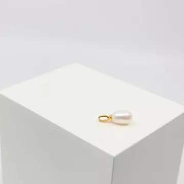 Julie Sandlau Vedhæng til Dame udført i 925 Sterling Sølv i en flot Guld, Hvid farve