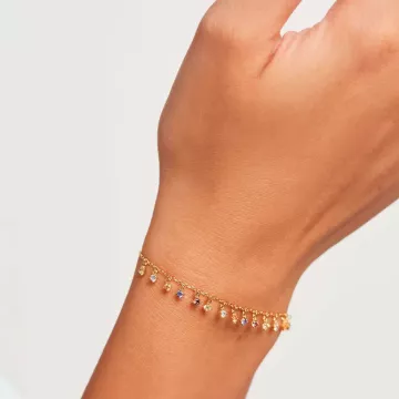 PDPAOLA Armbånd til Dame udført i 925 Sterling Sølv i en flot Guld, Multi farve