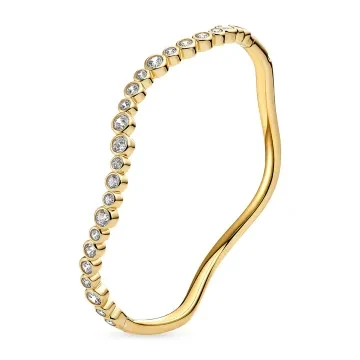 Sif Jakobs Armb&aring;nd til Dame udf&oslash;rt i 925 Sterling S&oslash;lv i en flot Guld farve