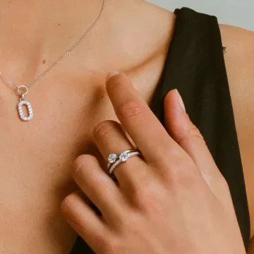 Sif Jakobs Ring til Dame udført i 925 Sterling Sølv i en flot Sølv farve