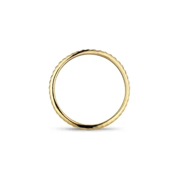 Jane Kønig Ring til Dame udført i 925 Sterling Sølv i en flot Guld farve