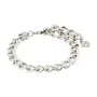 Pilgrim CHARM CURB CHAIN Armbånd Sølvbelagt Messing 402416042