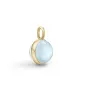 Julie Sandlau Prime Pendant Milky Aqua Vedhæng 22 kt. Forgyldt Sølv PD19GDMLAQCR
