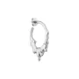 Jane Kønig Small Drippy Hoops Ørering Single Sølv SDH-AW22-S