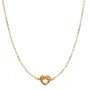 Jane Kønig Tied Heart Necklace Halskæde 18 kt. Forgyldt Sølv THN-AW25-G